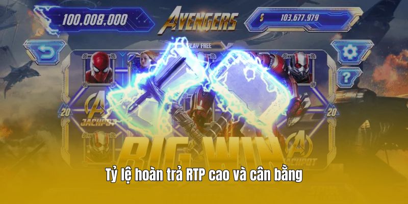 Tỷ lệ hoàn trả RTP cao và cân bằng