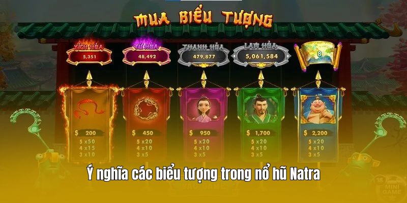 Ý nghĩa các biểu tượng trong nổ hũ Natra